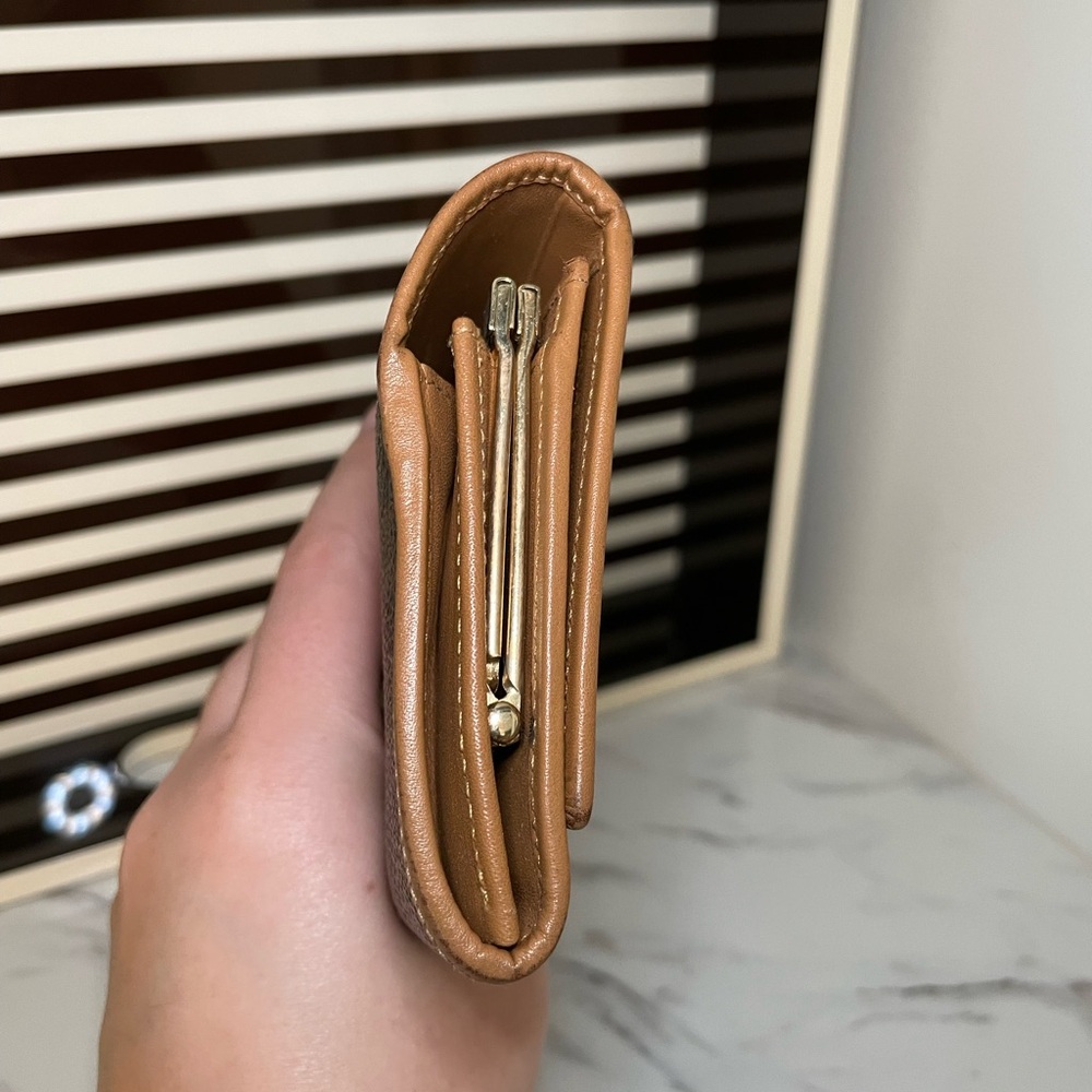 Celine Brown and Gold Clutch with Chain Strap - Picture 6 of 11